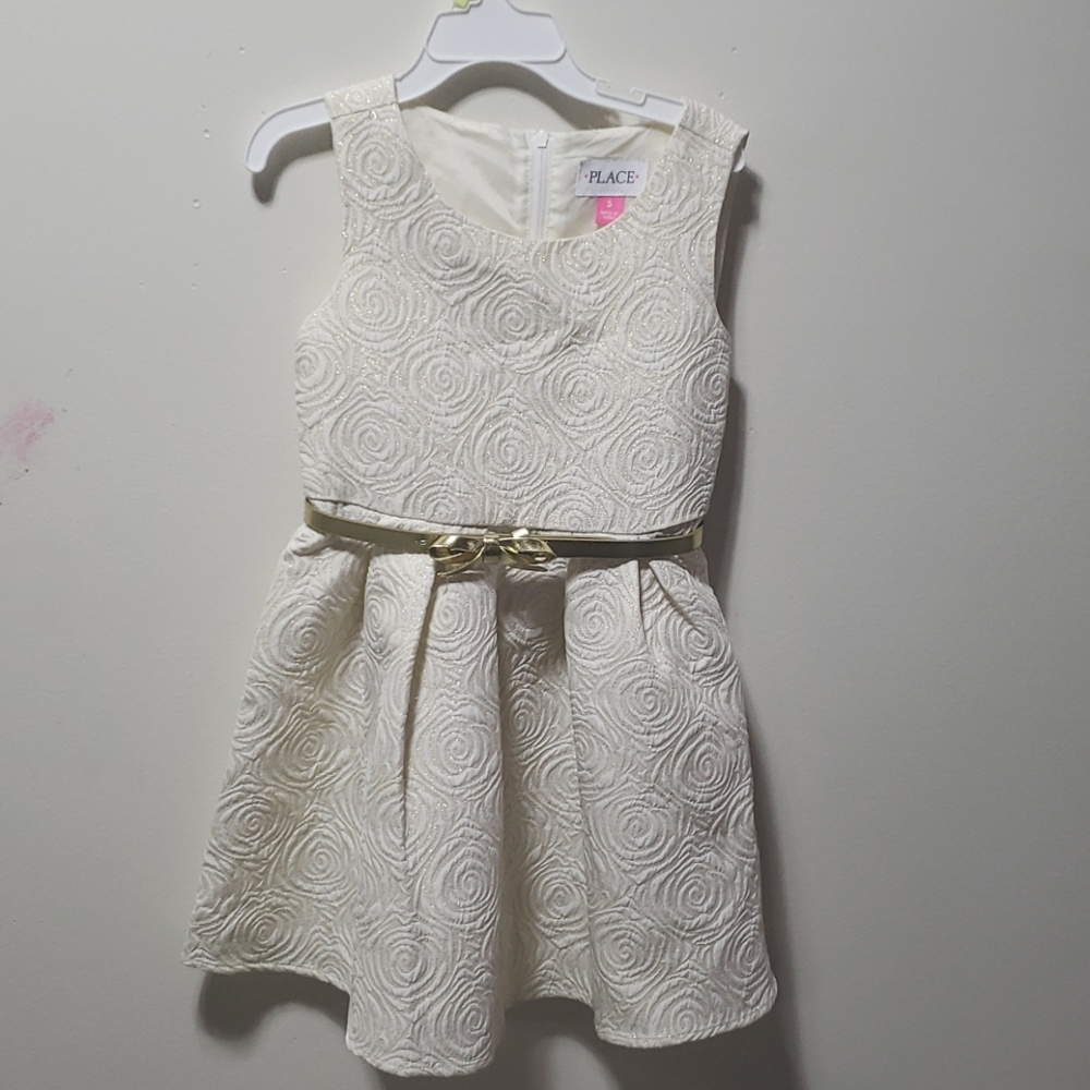 Children's Place Belted Holiday dress size 5